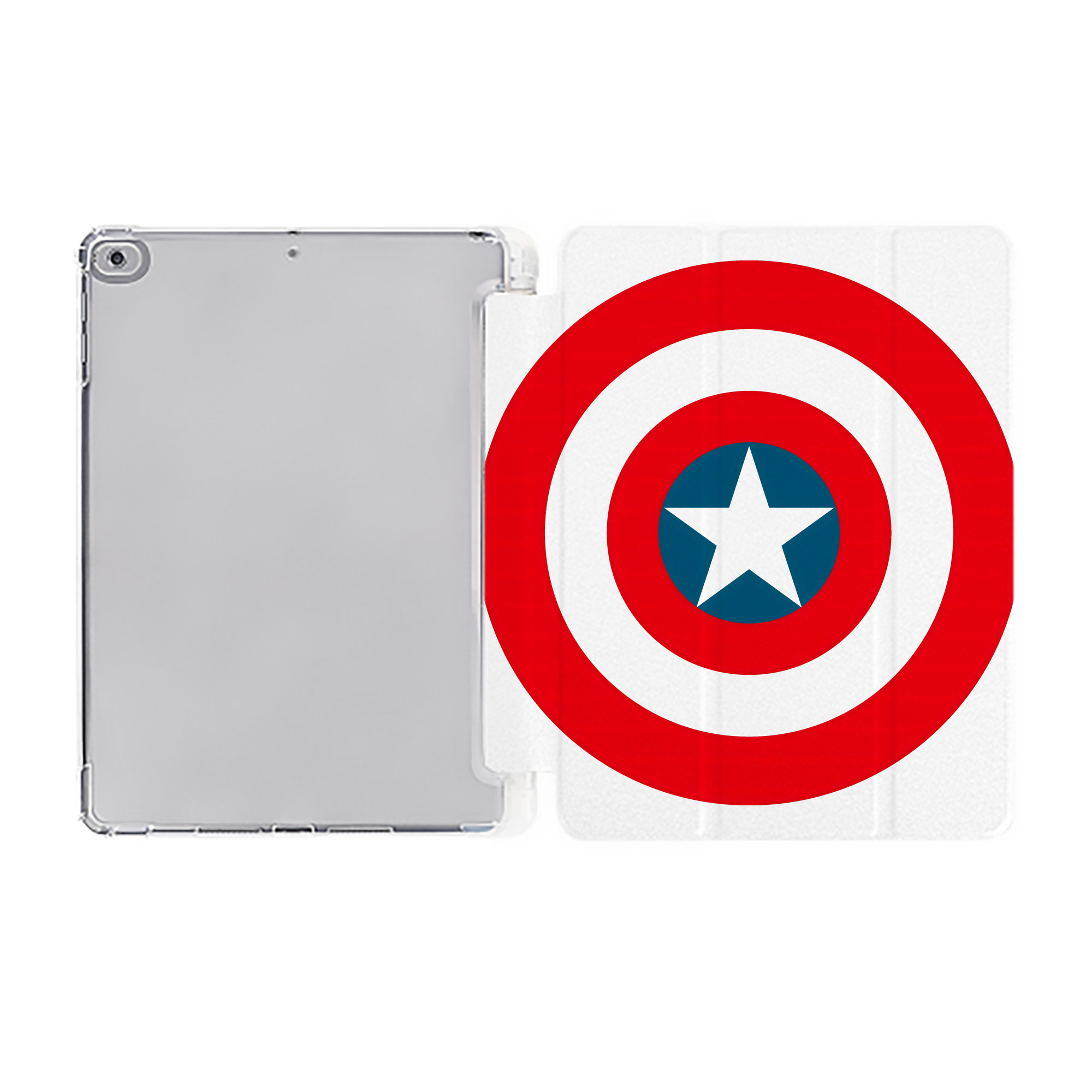 （画像用） アベンジャーズ The Avengers IPad ケース ペン収納付き 三つ折りスタンド PUレザー×シリコン 対応機種9.5/10.5/10.9インチ